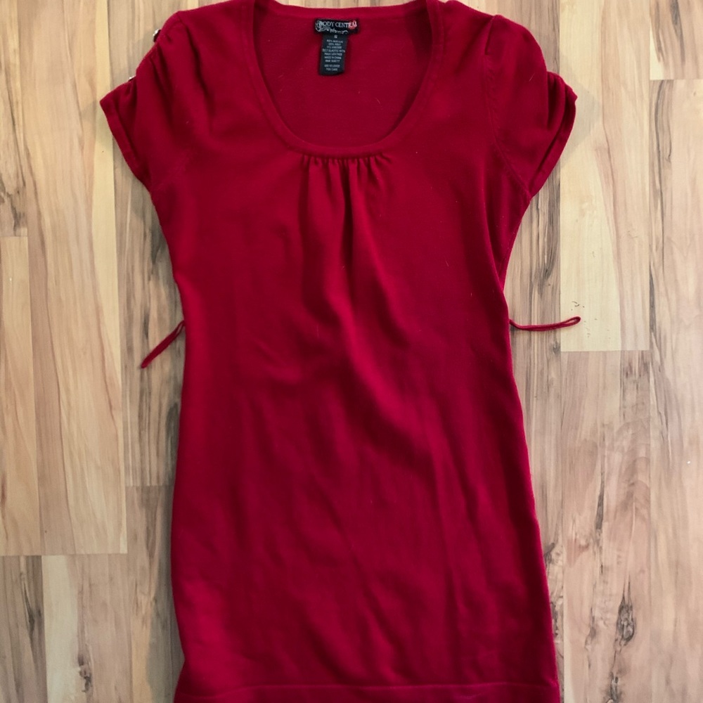 Body Central Red Dress, Size Small.